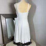 My Michelle  White and Black Pleated Wrap midi dress Photo 6