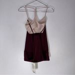 Lululemon NWT  Flow Y Long Line 2-in 1 Tank Size 2 Garnet Pink CP‎ Photo 1
