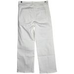 J.Crew Slim-wide jean with stacked buttons in White Denim CH887 25 NWT Photo 1