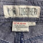 TOGETHER! Pleated Front High Rise Cuffed Short Blue Size undefined Photo 5