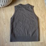COS  Cashmere Brown Sleeveless Sweater Photo 2