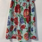 Everly Ruffle Top Floral Print Mini Dress Mint Size S NWT Photo 8