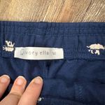 Ivory Ella NWT  Navy Tossed Relaxed Sweatpants Elephant Print Medium Loungewear Photo 6