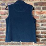 Mountain Lake Vintage Black Fleece Full Zip Vest Jacket Women's Photo 8