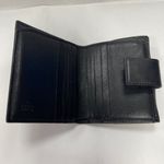 Gucci  Leather Bi-fold Compact Wallet Black - Preowned Photo 4