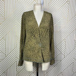 Rag and Bone Shields Top Blouse Shirt Long Sleeve Silk Leopard Print Size Small Photo 5