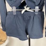 NIA the brand Cora Sweatshirt and Short Set Blue Photo 2