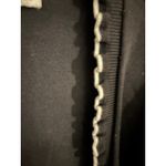 Sport Haley Black Cardigan Sweater Womens Size L Ruffled Trim Button Front Size L Photo 2