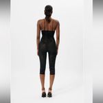 Poster Girl  SCARLETT PEDAL PUSHER JUMPSUIT BLACK ZEBRA PRINT Photo 6