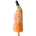 AQUA  Orange White Tie Dye Long Sleeve Top Women’s Small Soft Stretch Boho Photo 3