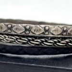 Beaded and Metallic Eclectic Bangle Bracelets Set Photo 5