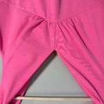 Julia Jordan V-Neck Tie Sheath Knee Length Dress Womens 12 Pink Bows Formal Chic Photo 8