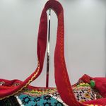 Harvé Benard Harve Bernard Vintage Boho Patchwork and‎ Embroidered Hobo Bag Photo 2