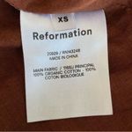 Reformation Bekkah Crocheted Lace Trim Organic Cotton Midi Dress in Cinnamon XS Photo 13