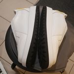 💕JOSHUA SANDERS💕 100 Leather Sneakers ~ Crochet Smile Slip On Platform 39 NWT White Size 8 Photo 8