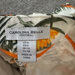 Carolina belle Orange and Green Floral Women's Shorts Photo 2