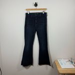 Veronica Beard Sheridan Exaggerated Flare High Rise Jeans Dark Wash Size 28 Photo 2