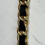 Charming Charlie Chunky Black Woven Gold Tone Metal Body Harness Chain Y2K OS β¨ Photo 11