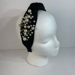 Knotted Headband Pearl Hairbands for Women black/tan Black Photo 9