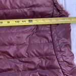 Nicole Miller Original Reversible Vest Womens Small Wine Red Faux Fur Quilted Photo 10