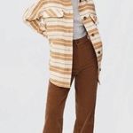 Everlane  the oversized plaid shirt striped jacket size S J1 Photo 0