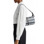 Altuzarra Park Place Leather Monogram Shoulder Bag Black Sparrow Blue Black NWT Photo 4