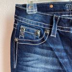 Miss Me New Jeans Women’s Size 26 skinny cut Denim stitched cross Pockets Photo 3