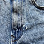 ZARA High-waisted blue denim shorts Photo 3