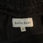 Bella Dahl Frayed Smocked Waist Dress M Black Adjustable Waist Photo 5