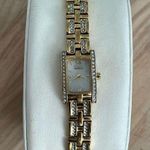 Citizen Eco-Drive Ladies Watch Crystals Pearl Dial Gold Tone Bracelet Solar Photo 2