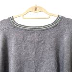 HOUSE OF HARLOW 1960 Knit Oversized Poncho‎ One Size Gray Size undefined Photo 4