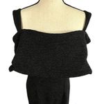 Jovani Jumpsuit Black sparkle tinsel off the shoulder Photo 2