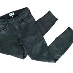 AGOLDE  Sophie High Rise Skinny Black Leatherette Jeans Women’s size 28 Photo 0