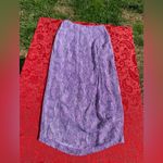 Gianni Bini Women Purple Skirt 6 Snake White Rayon Vintage Spring Summer Light Photo 1