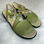 YOU TOO Y2K Strappy Woven Sandal Light Green – Size 7.5 Photo 1