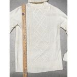 J.Crew  Sweater S Turtleneck Cambridge Cable Fisherman Wool Blend  Aran Photo 4