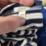 J.Crew Striped Half-Zip Front Dress XS Photo 12