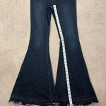 Altar'd State Altar’d State Button Front High Rise Flare Bell Bottom Raw Hem Women Jeans Small Photo 5
