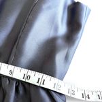 Alfred Sung  D707 Blue Satin Halter Jewel Neck Bridesmaid  Gown size 2 Photo 10