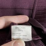 Parker Purple Crew Neck Long Sleeve Pullover Sweater Women’s XS Cut Out Back Photo 6