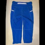 Athleta  Womens size XXS Pocket‎ Capri Legging Blue Photo 2
