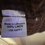 Flax  100% Linen Social Tunic size P 4-6 Minimalist Boho Natural Fiber Photo 3