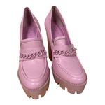 WOMEN'S RAG & CO CORINNE HEELED LOAFERS Baby Pink Size 8 Preppy Acadamia Photo 3