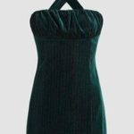 Cider Velvet Halter Mini Dress Photo 0