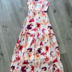 Rokoko  NWT open back floral maxi dress S watercolor Photo 8