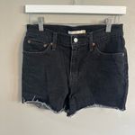 Buckle  Women's Black Jean Shorts Photo 1