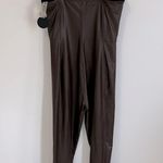 Offline by Aerie Real Luxe Faux Leather Unitard Brown Photo 2