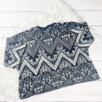 Free People Superstar Aztec Pullover Acrylic Blend Cropped Sweater Size Large Photo 5