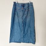 Madewell Skirt Womens Rilee Denim Midi Enmore Wash 100% Cotton Size 33 NEW Photo 6