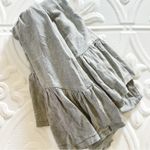 Anthropologie Dantelle Gray Sleeveless Peplum Tunic Top S Photo 3